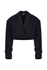 Укороченный жакет, Черный