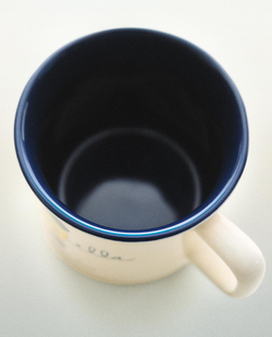 Zara Home кружка из каменной керамики, цвет разноцветный, 12.6 см