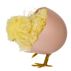 GAEM Изделие декоративное подвесное "Цыпленок" (блок 6шт), L7 W5 H7 см, 3в.