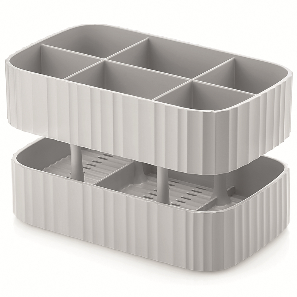 Сушилка для столовых приборов drain&safe серая