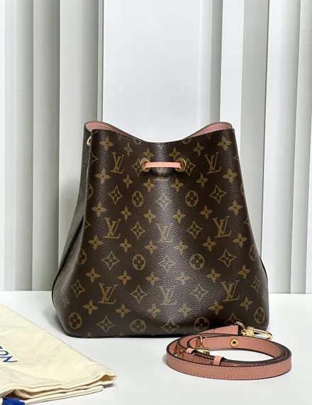 Сумка Louis Vuitton Neonoe MM (розовая фурнитура)