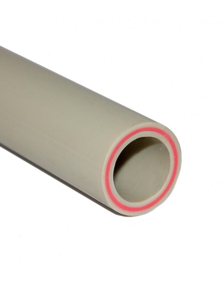 Труба РР 20 PN20 (стекловолокно) серый (Tebo)