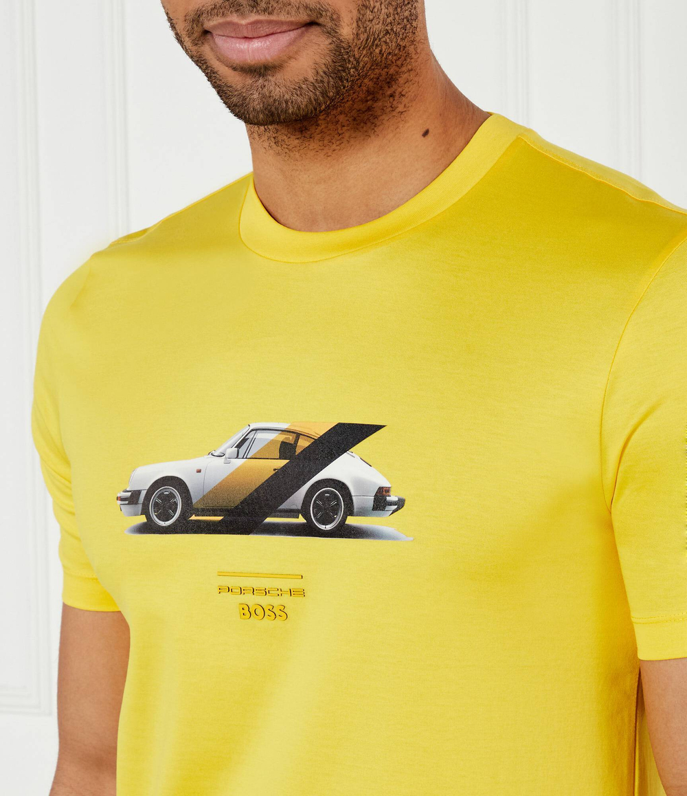 Футболка Porsche x BOSS C-Thompson 71_PS BOSS BLACK - желтый(50531455)