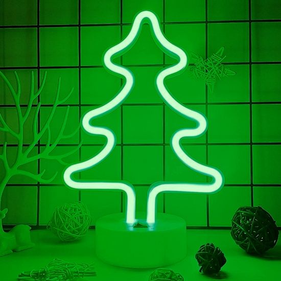 Светильник "Ёлка" неон с USB