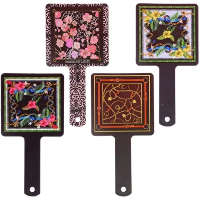 Зеркало косметическое «ИМАНИ - ТАНГОРИЯ», микс 4 дизайна, 23,4*12см (PVC подвес)