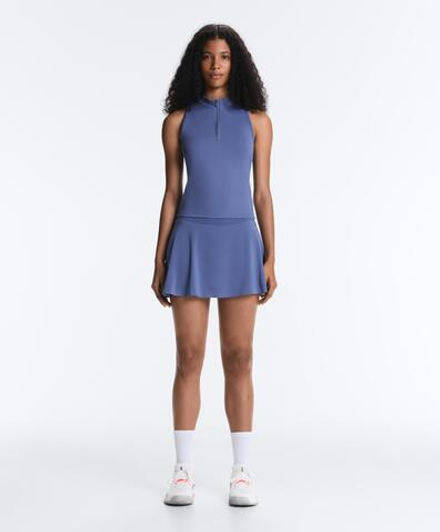 Oysho Компрессионная юбка Compressive, линялый синий