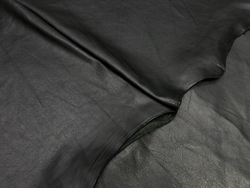 ЛОТ-5 Nappa WAX Nero, толщ. 0,9-1,1 мм, натуральная кожа