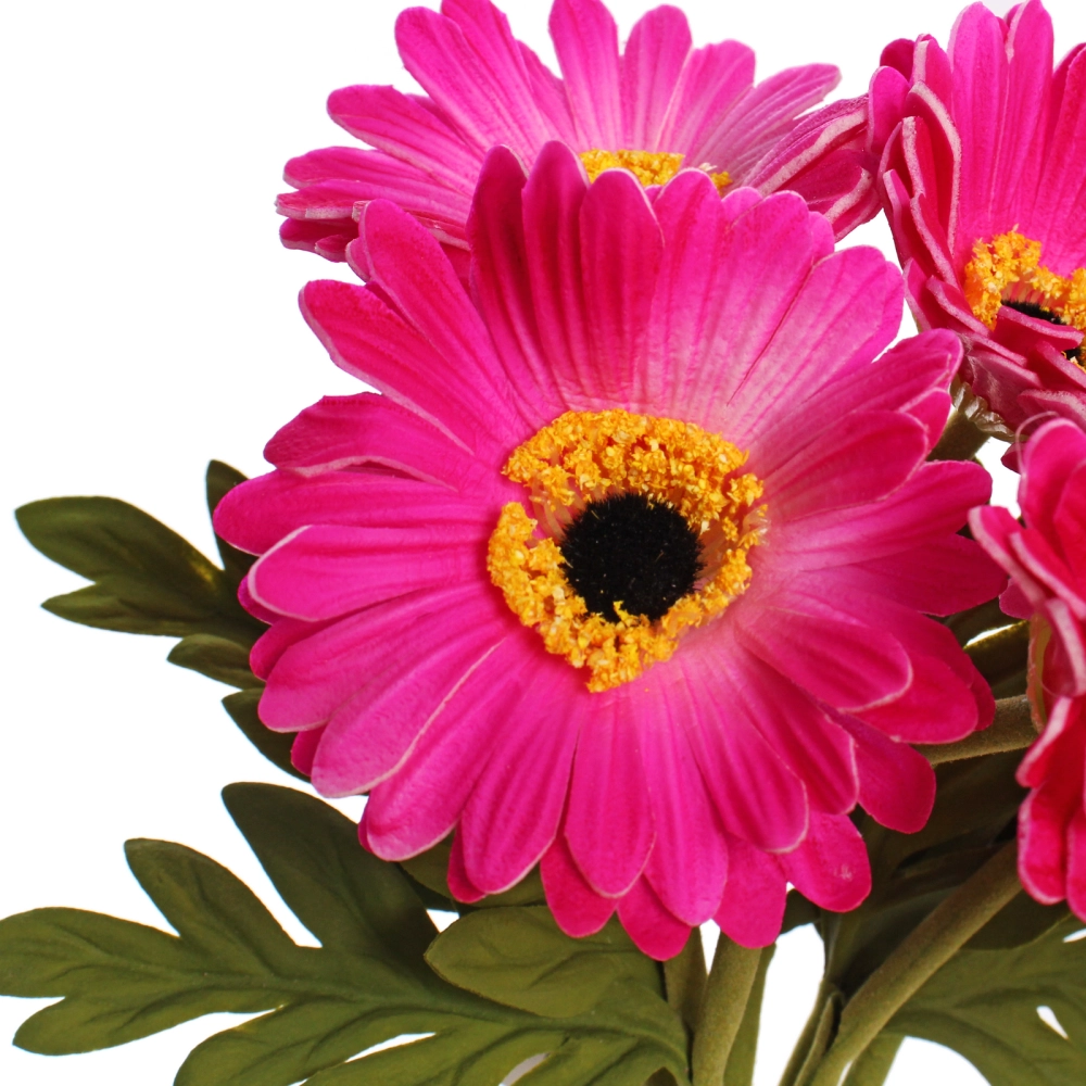 Цветы искусственные «Natur» 33см Герберы 7шт розовые