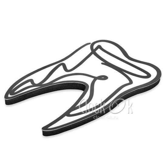 Настенные часы "ЗУБКИ"