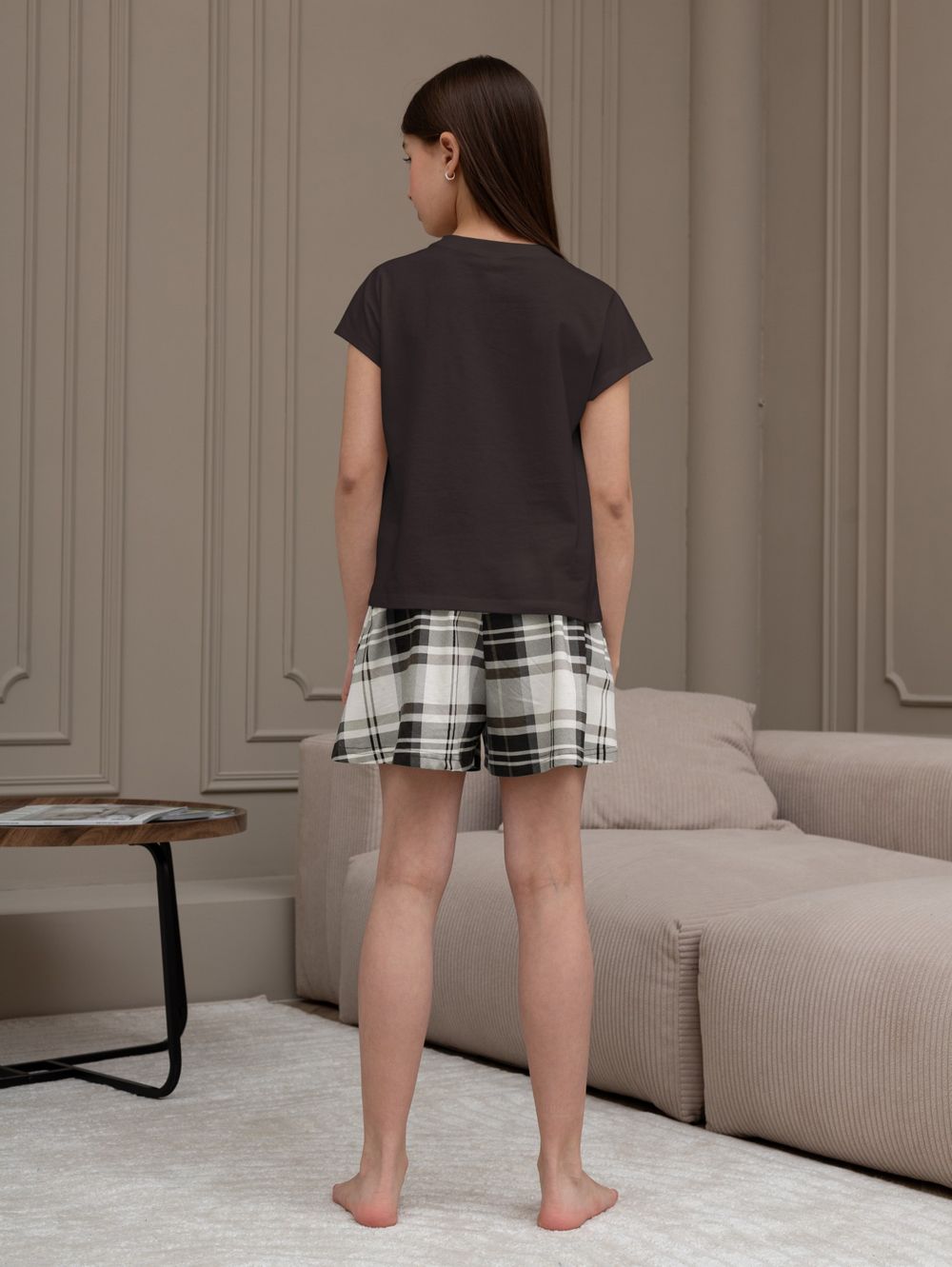 Костюм для девочки Мишель-2 Виотекс КОРИЧНЕВЫЙ