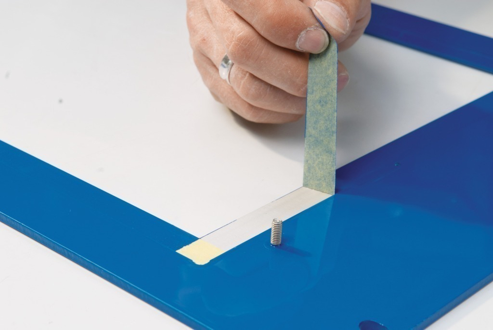 Малярная лента профессиональная Folsen® 022, термостойкость 80°С, бумажная, желтоватая