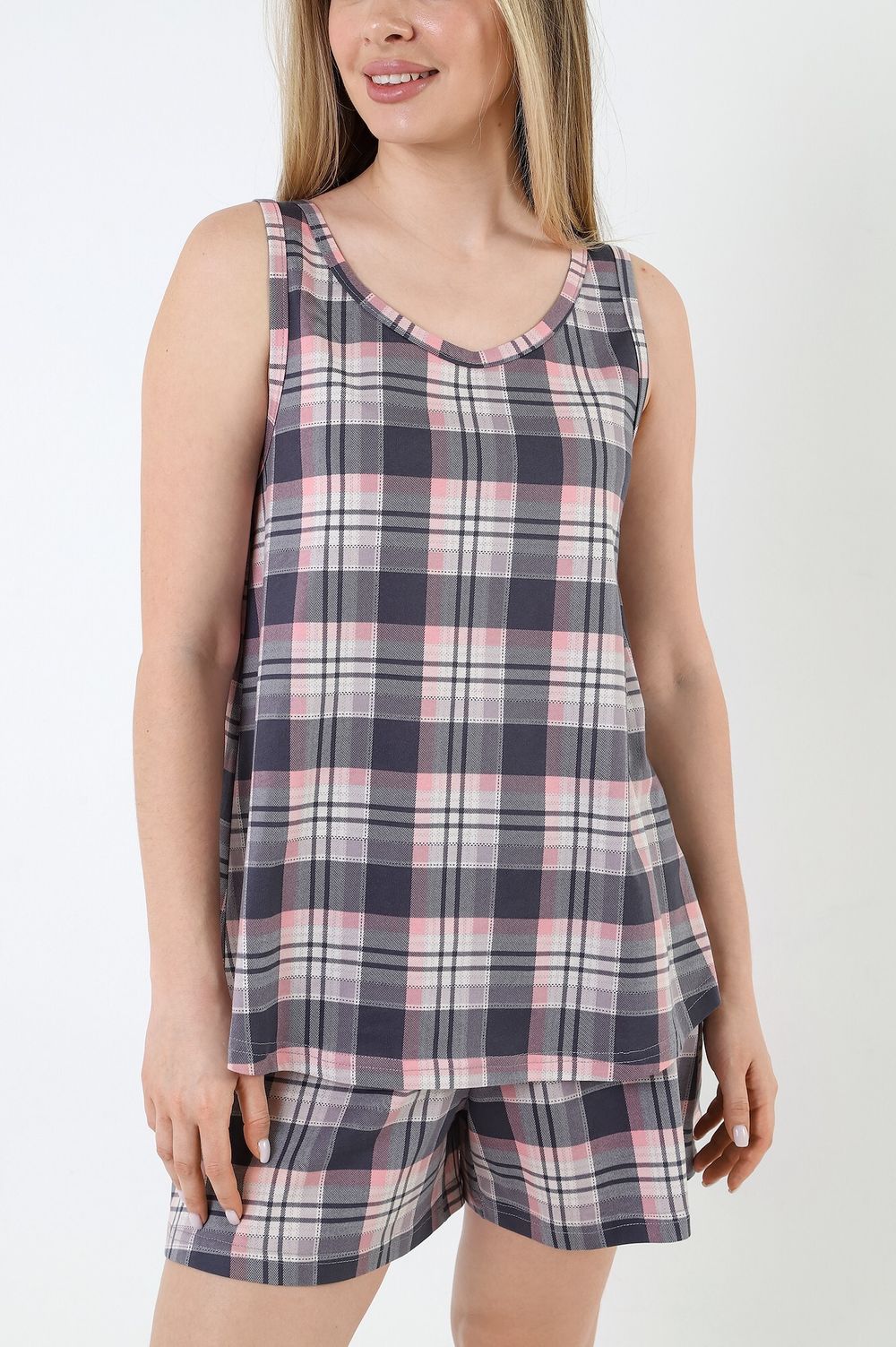 Пижама женская Сабрина-3 Виотекс КЛЕТКА