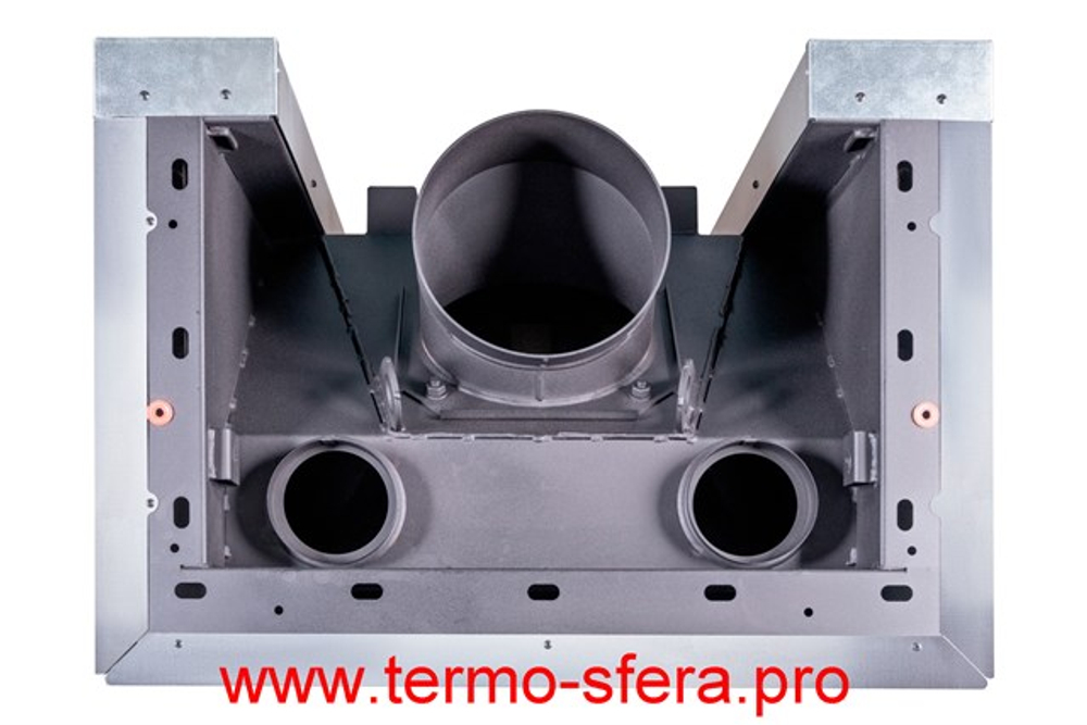 Каминная топка Экокамин ДЕЛЬТА 800 три стекла принтинг