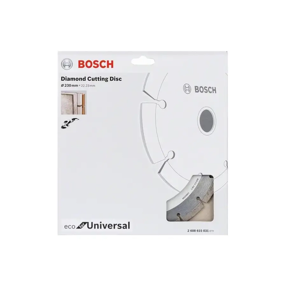 Алмазный отрезной круг ECO for Universal 230 мм BOSCH 2608615031