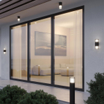 Уличный настенный светильник Novotech 370992 STREET NT25 000 черный IP54 E27 max 2*25W 100-240V COSTAS