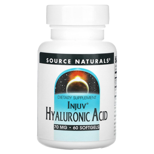 Source Naturals, Injuv, гиалуроновая кислота, 60 капсул
