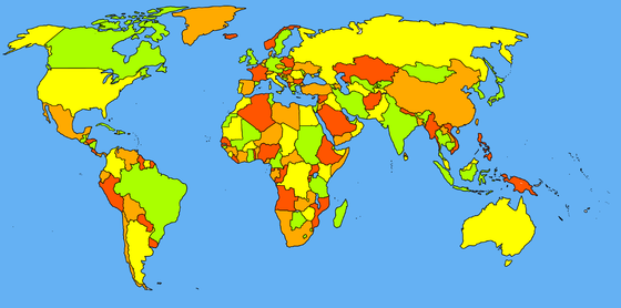 Карта "Политическая карта мира"