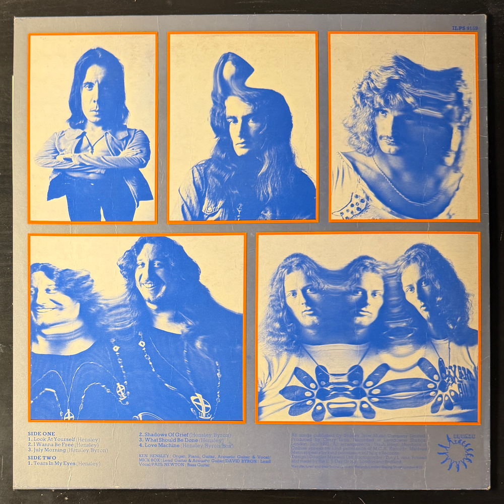 Uriah Heep ‎– Look At Yourself (Дания 1971г.) Т