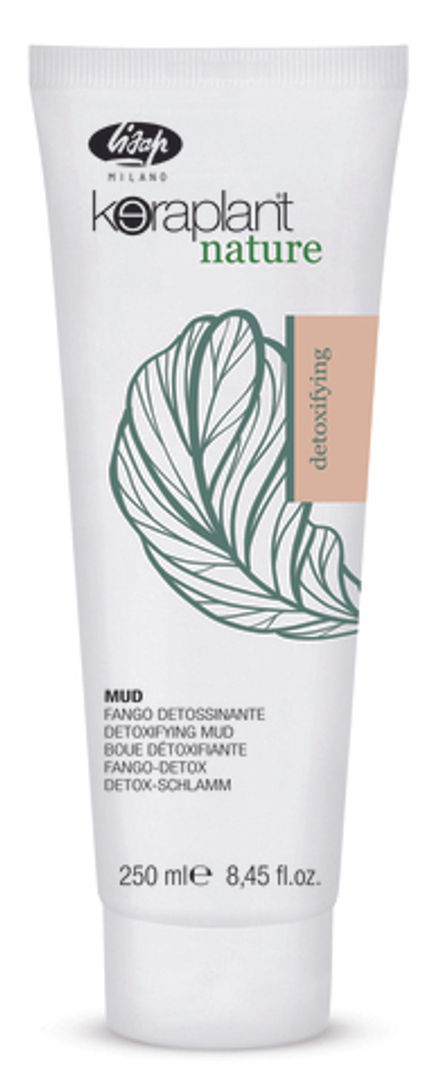 Детокс маска для кожи головы с зеленой глиной - Lisap Keraplant Nature Detoxifying Mud 250 мл