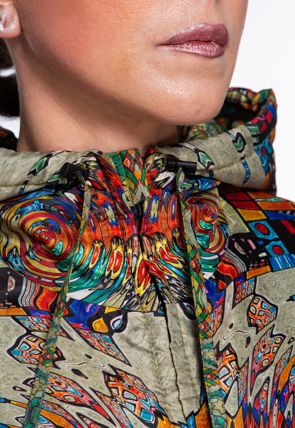 Пальто "Витраж", по мотивам живописи Тани МакКабе