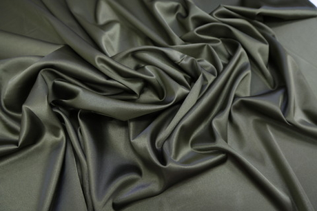 Атлас стрейч оливковый