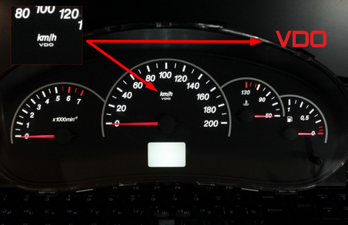 Светодиодная плата для панели приборов ВАЗ Калина, Приора (VDO) (индивидуальный заказ по цветам)