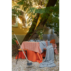 Скатерть 170х170 Tkano Russian North оранжевая