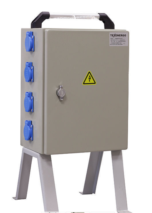 РУСП- 100-6х1П-2х3П-IP54 (ВВ-100А с 1 УЗО, 6 роз. 1Р+N+РЕ 16A, 2 роз. 3Р+N+РЕ 16А) Референс: te00320139