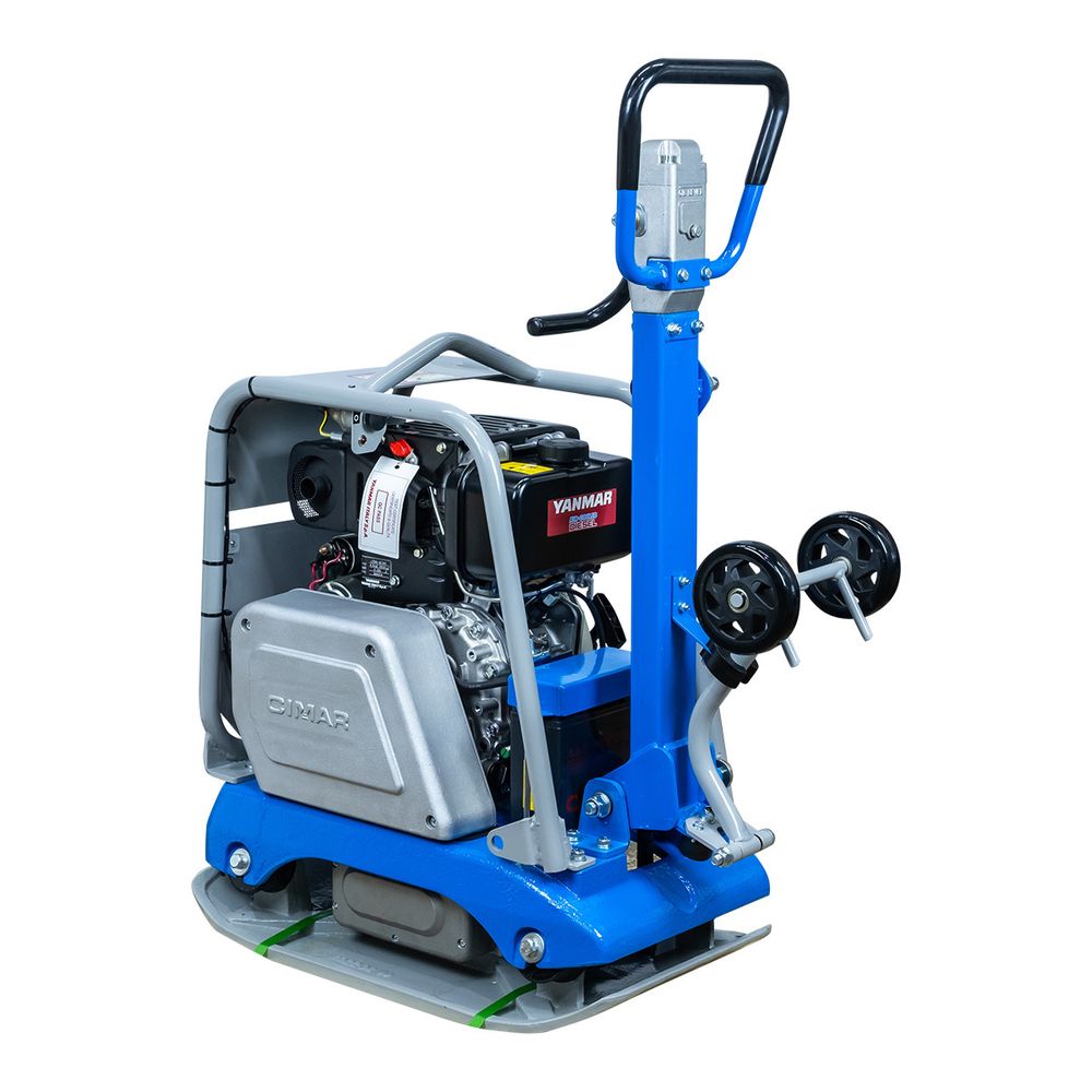 Виброплита дизельная CIMAR CPC-160-D гидравлика - [180 кг / 27 кН / Yanmar L70]