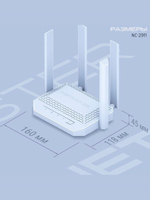 Гигабитный интернет-центр Netcraze Speedster 4G+ (NC-2911) с модемом 4G+, Mesh Wi-Fi 5 AC1200 и 4-портовым Smart-коммутатором