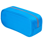 Пенал-косметичка BRAUBERG мягкий "KING SIZE BLUE" 20х8х9 см (2 штуки в упаковке)