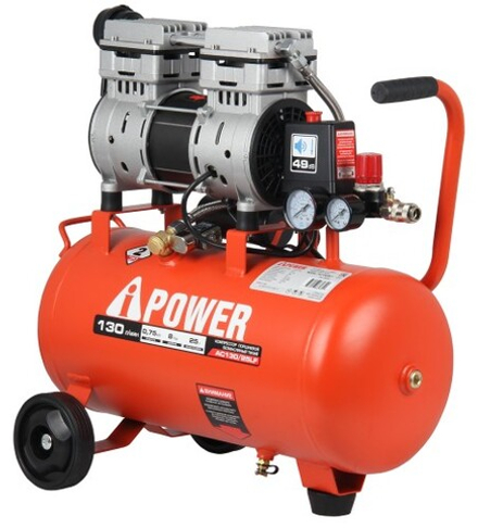 Компрессор поршневой безмасляный A-iPOWER AC130/25LF 50203