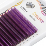 Двухтоновые (омбре) темно-фиолетовые Lovely - 20 линий - MIX