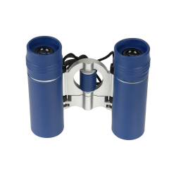 Бинокль Veber Sport new БН 8x21 черный/синий/серебристый - металлический корпус с обрезиненным покрытием