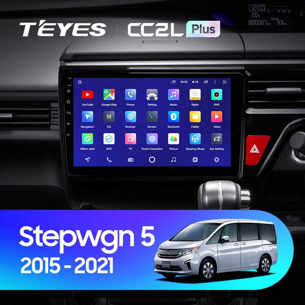 Teyes CC2L Plus 9" для Honda Stepwgn 5 2015-2021 (прав)