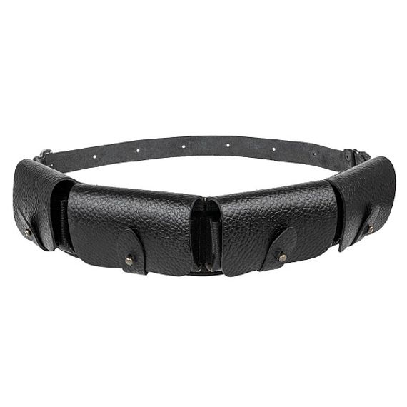 Патронташ К-12 закрытый на 24 патрона кожа HS-ПО-4