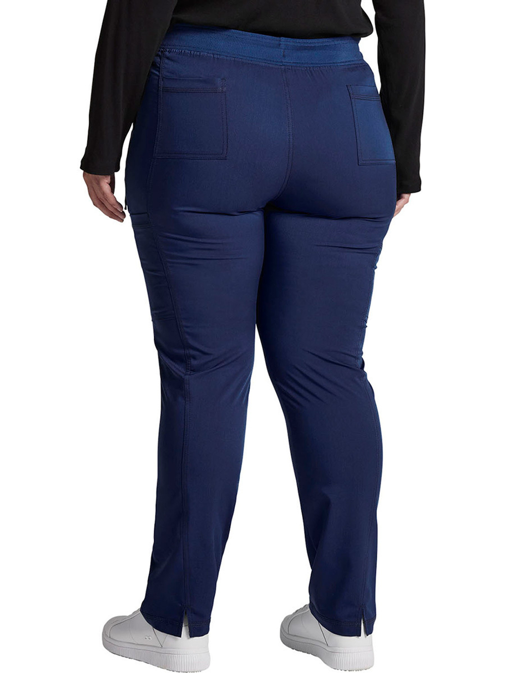 Брюки медицинские женские Dickies DK080 на резинке с кулиской, темно-синий, 44