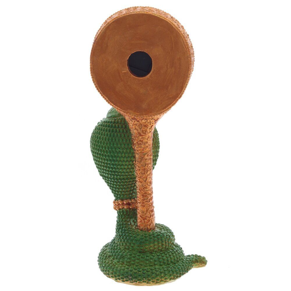 GAEM Фигурка декоративная с часами "Змейка" (AAAх1 н/п), L9,5 W8 H22 см, 2в.