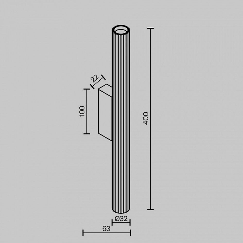 Бра Maytoni Calipso C082WL-12W2.7K-W
