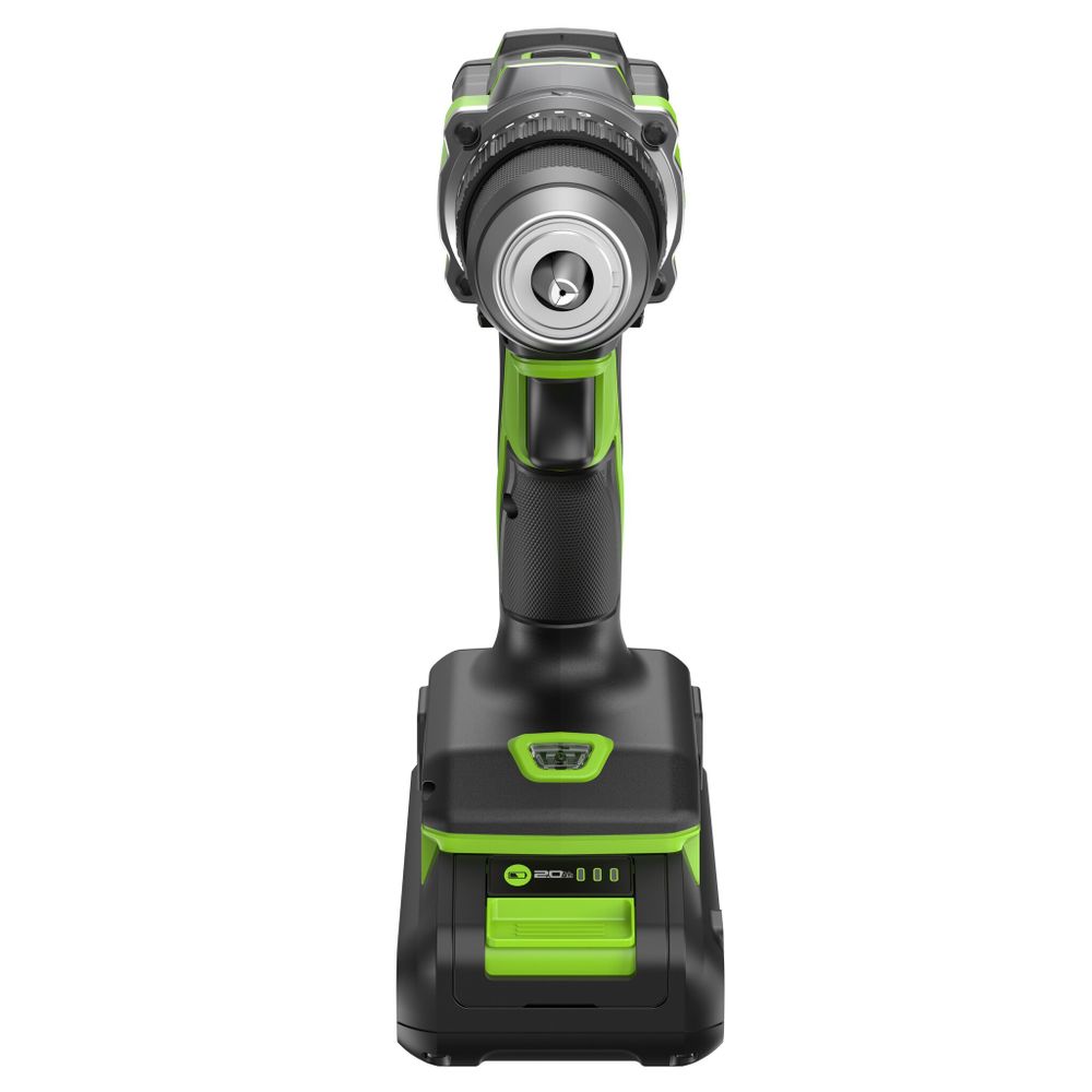 Дрель-шуруповерт акк. Greenworks DD560, 24V, б/щет, 30/60 Нм,13мм, Anti-kickback,1х2Ач,ЗУ,кор (3708407CUA)