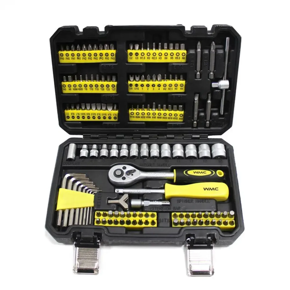 Набор инструментов 130пр. 1/4''(6гр. 4-14мм) WMC TOOLS WMC-20130