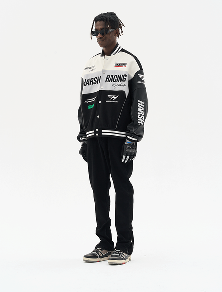 Бомбер HARSHandCRUEL "Racing" V2 Varsity Jacket