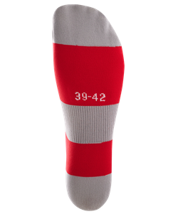 Гетры футбольные CAMP BASIC SOCKS, красный/серый/белый