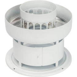 STOUT Элемент дымохода Ø60/100, оголовок дымохода вертикальный, защита от ветра и осадков