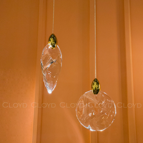 Подвесной светильник Cloyd GLOCK-C P2 / Ø20 см - золото (арт.11625)