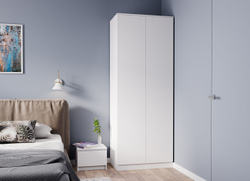 Мори Шкаф МШ 800.1(ш802*г478*в2100мм) Белый