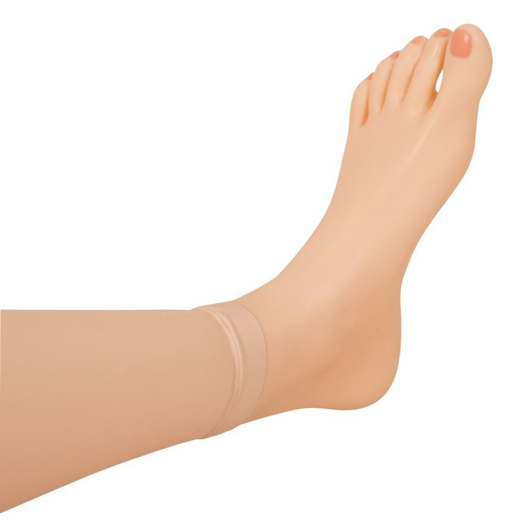 Надувная секс-кукла с анатомическим лицом и конечностями Juicy Jill (Цвет: телесный)