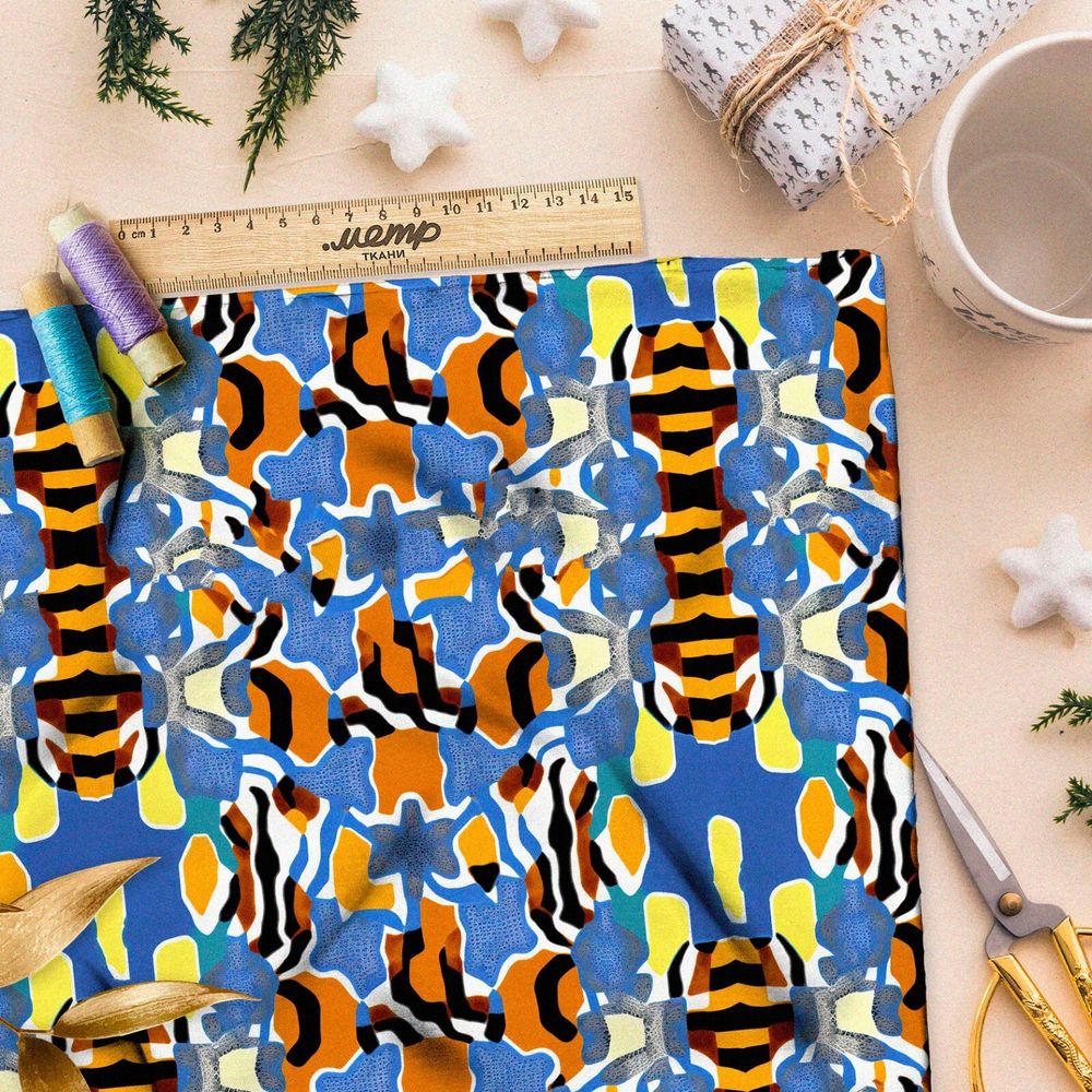 Ткань мембрана плавающий тигр