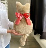 мягкая меховая подушка