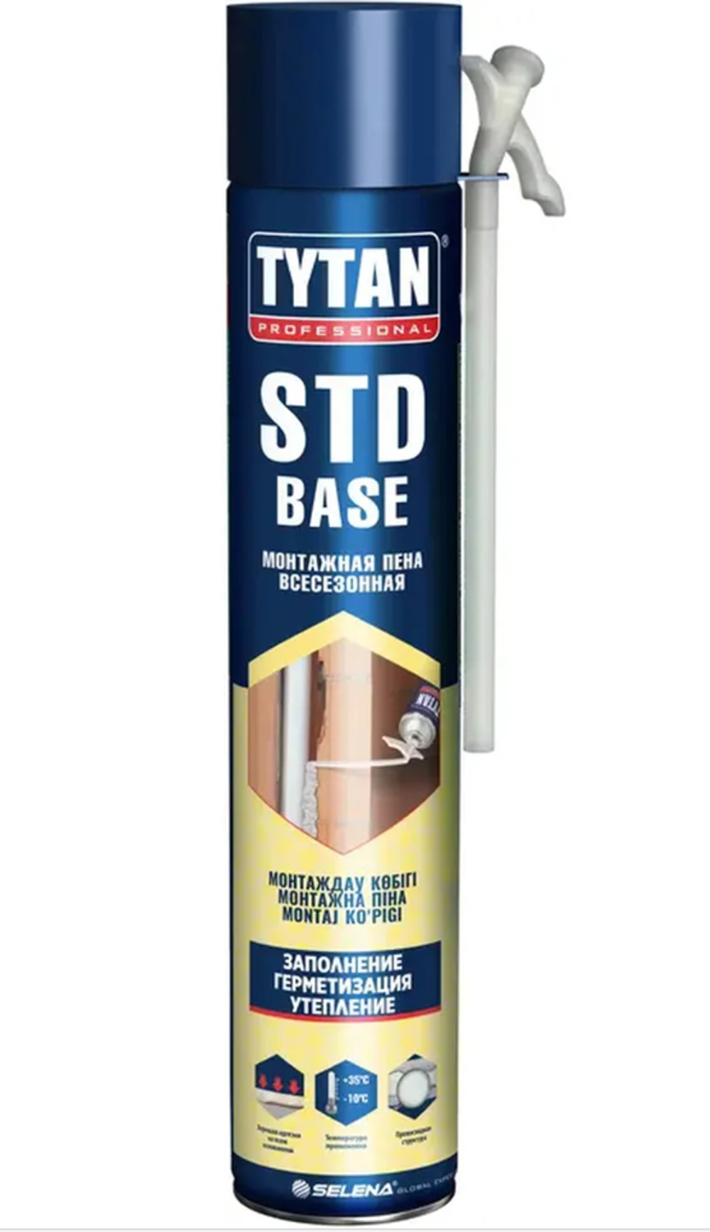 Бытовая монтажная пена Tytan Professional STD Base всесезонная, 750 мл